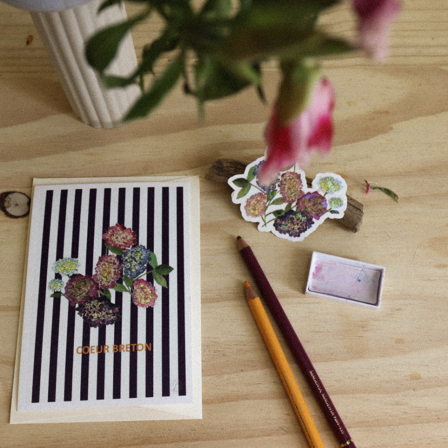 Pack Cadeau Maîtresse/ Maître– Hortensias Breton