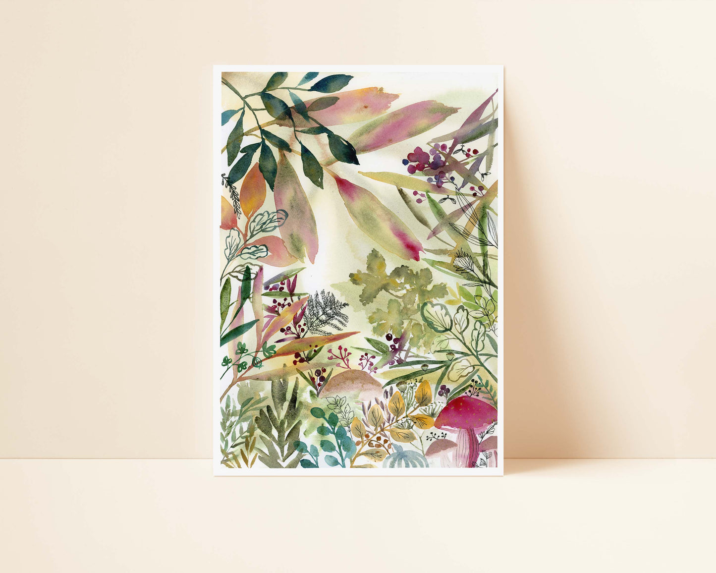 Tirage d'art numéroté "Jardin d'automne"