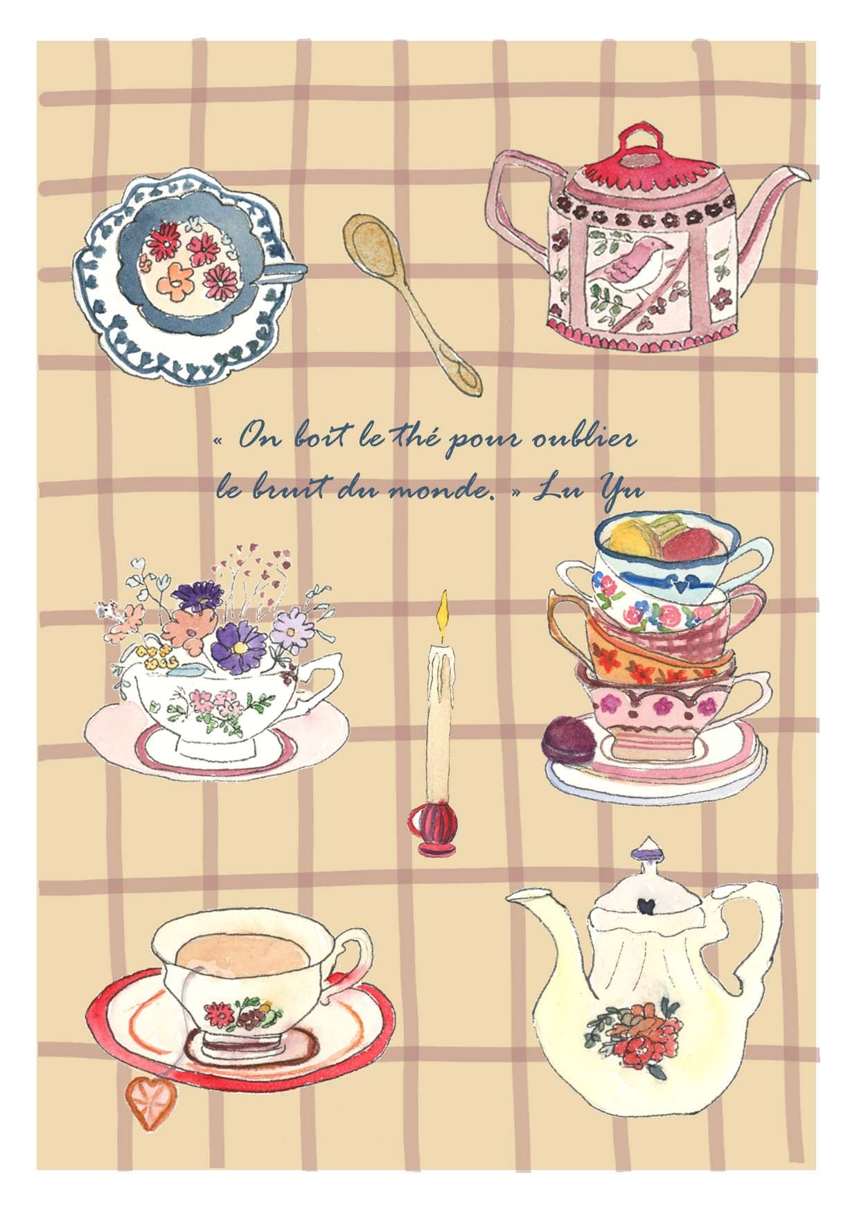 Carte postale A6 – Instants Chéris