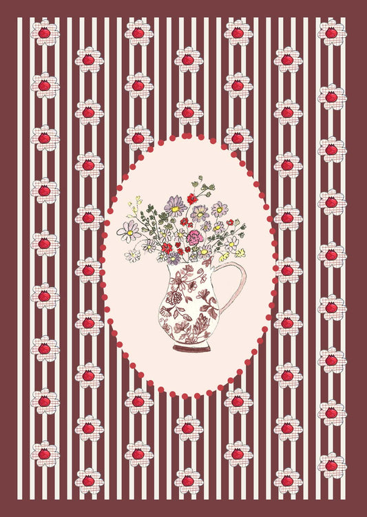 Carte postale A6 – Rêverie au Salon