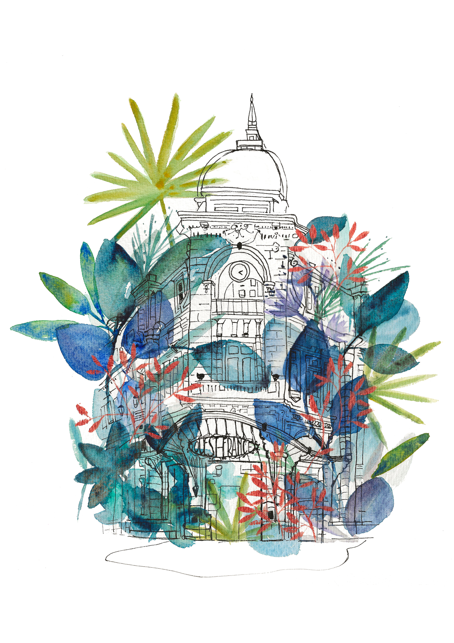 Tirage d'art numéroté "Les imprimeries Ouest-France"