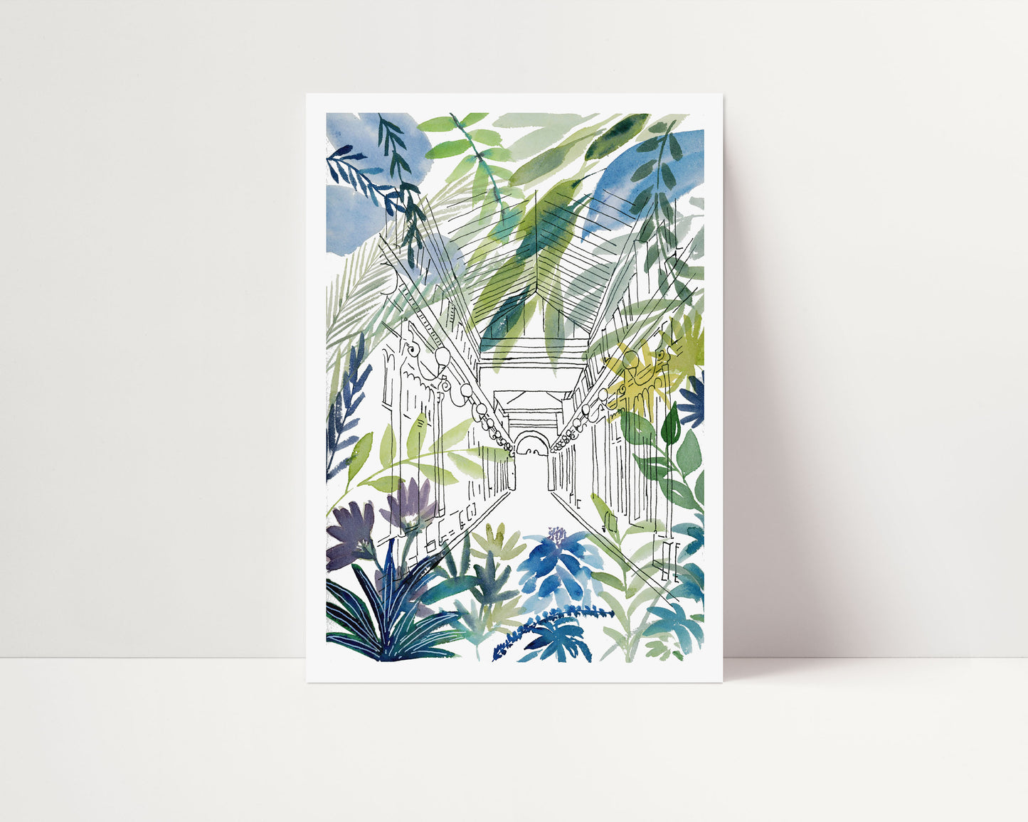 Tirage d'art numéroté " Le passage parisien"