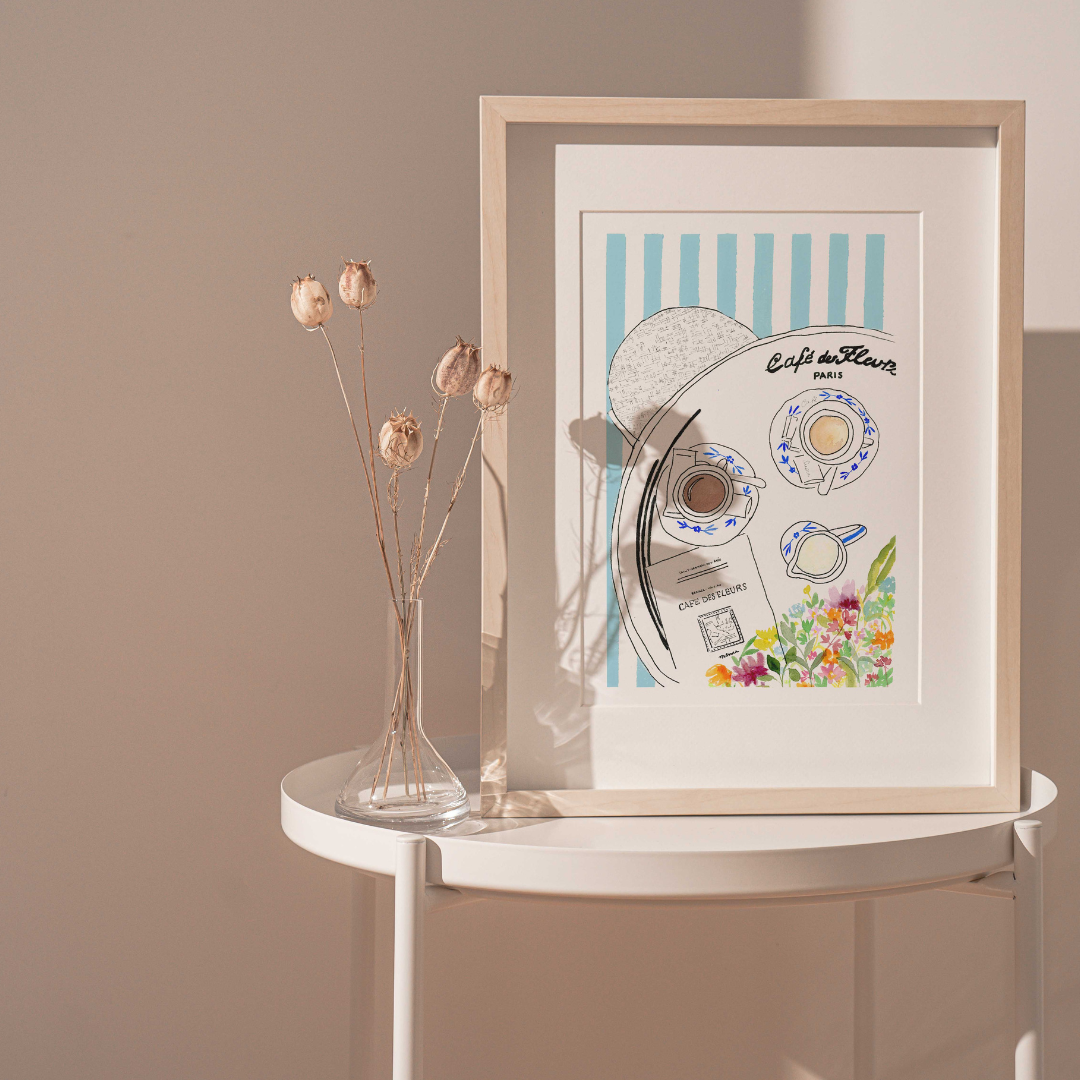 Tirage d'art numéroté "Instant parisien"