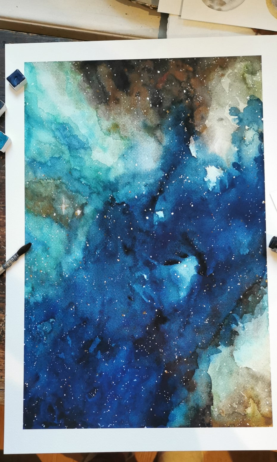 Tirage d'art " Bleus célestes "