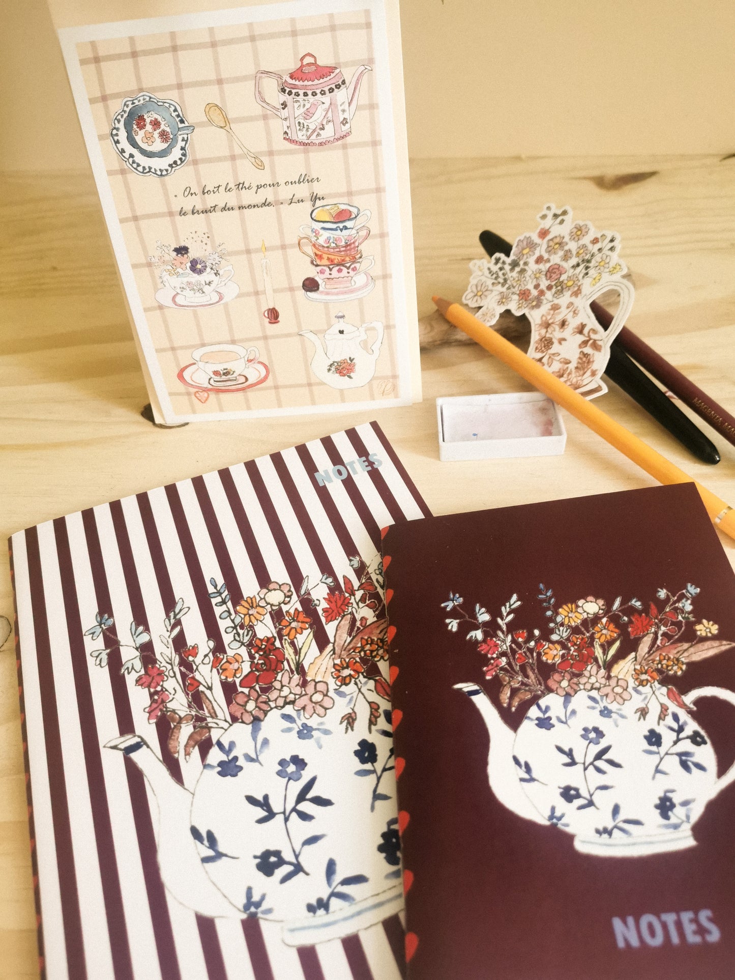 Pack Cadeau Maîtresse/ Maître– Motif Tea Time