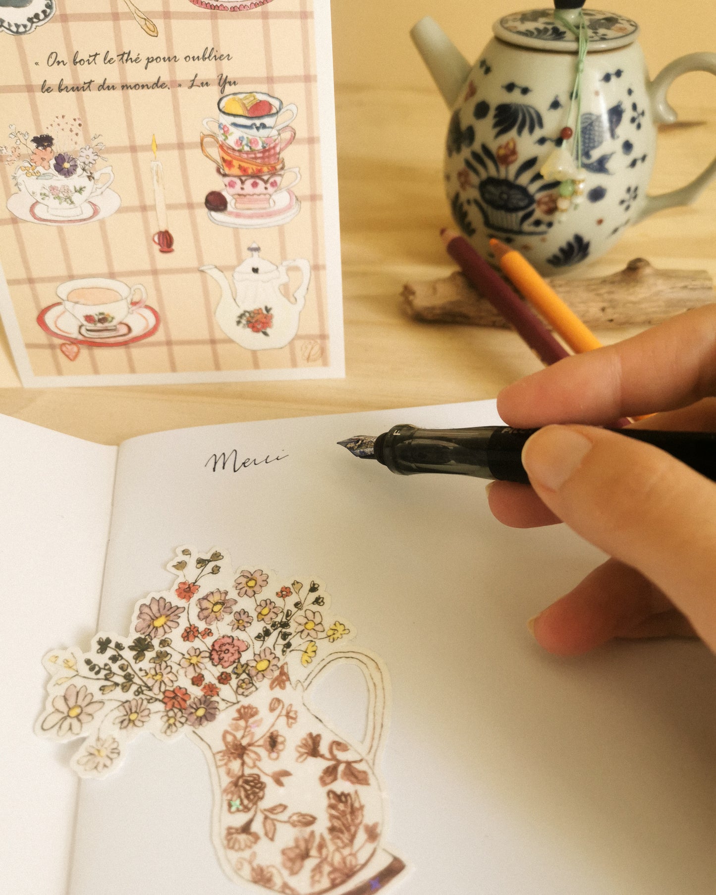 Pack Cadeau Maîtresse/ Maître– Motif Tea Time