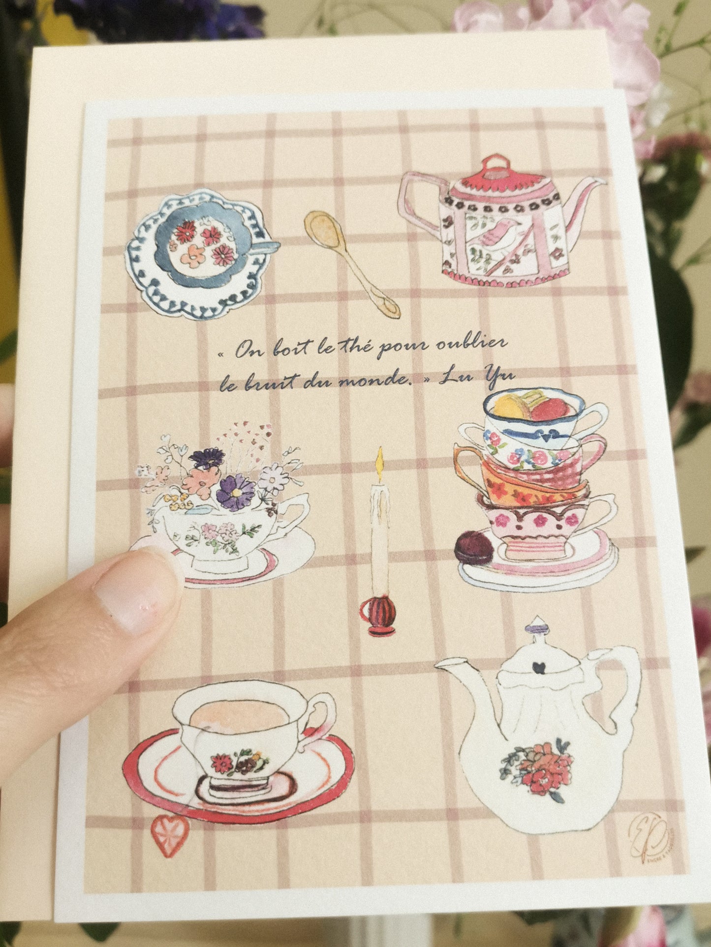 Pack Cadeau Maîtresse/ Maître– Motif Tea Time
