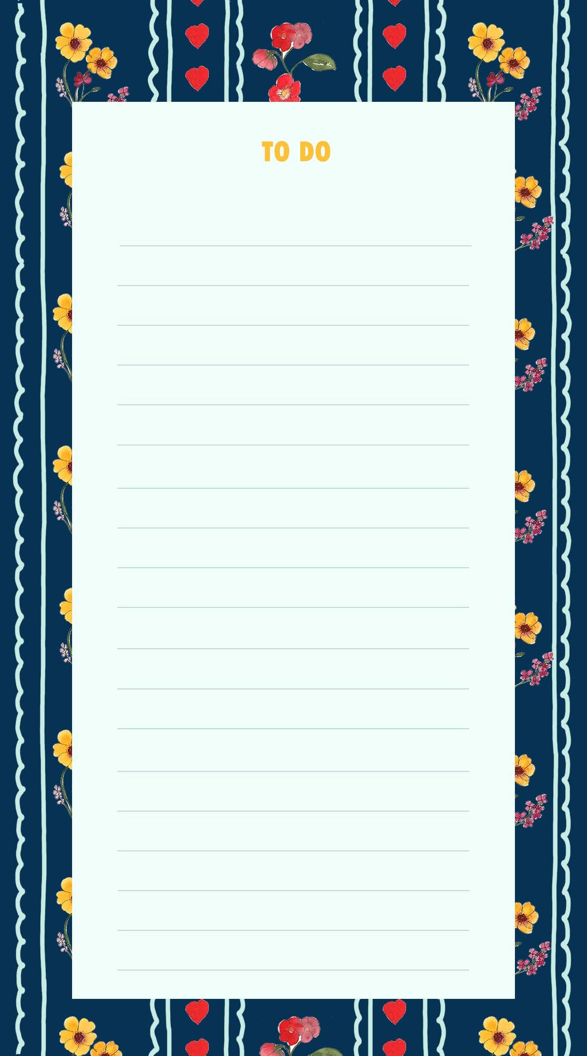 Bloc note To-Do “Moments au Cottage” – 10×18 cm