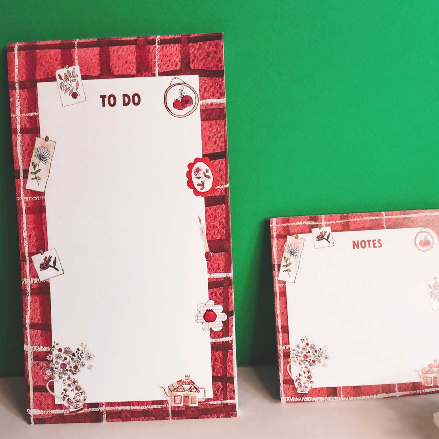 Bloc-notes To-Do “L'heure du thé ” – 10×18 cm