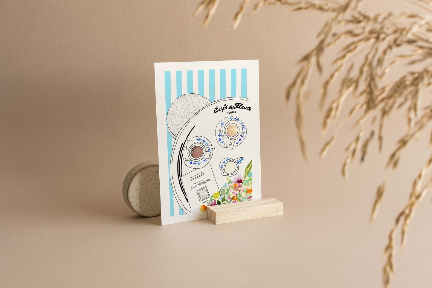 Tirage d'art numéroté "Instant parisien"