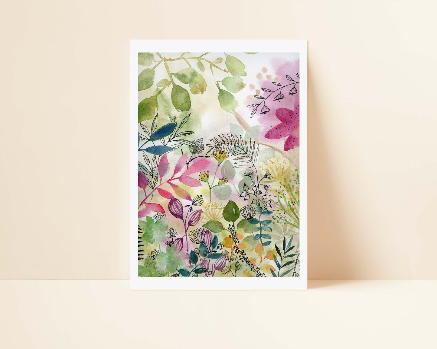 Tirage d'art numéroté "Jardin du printemps"