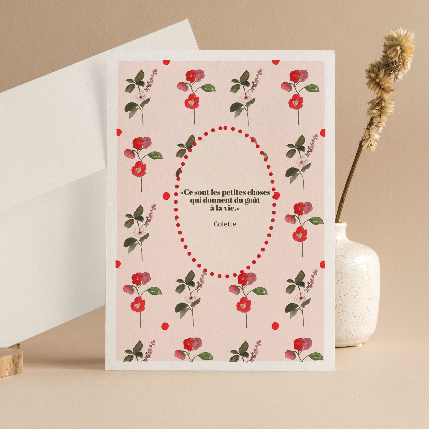 Carte postale A6 – Les Petits Bonheurs