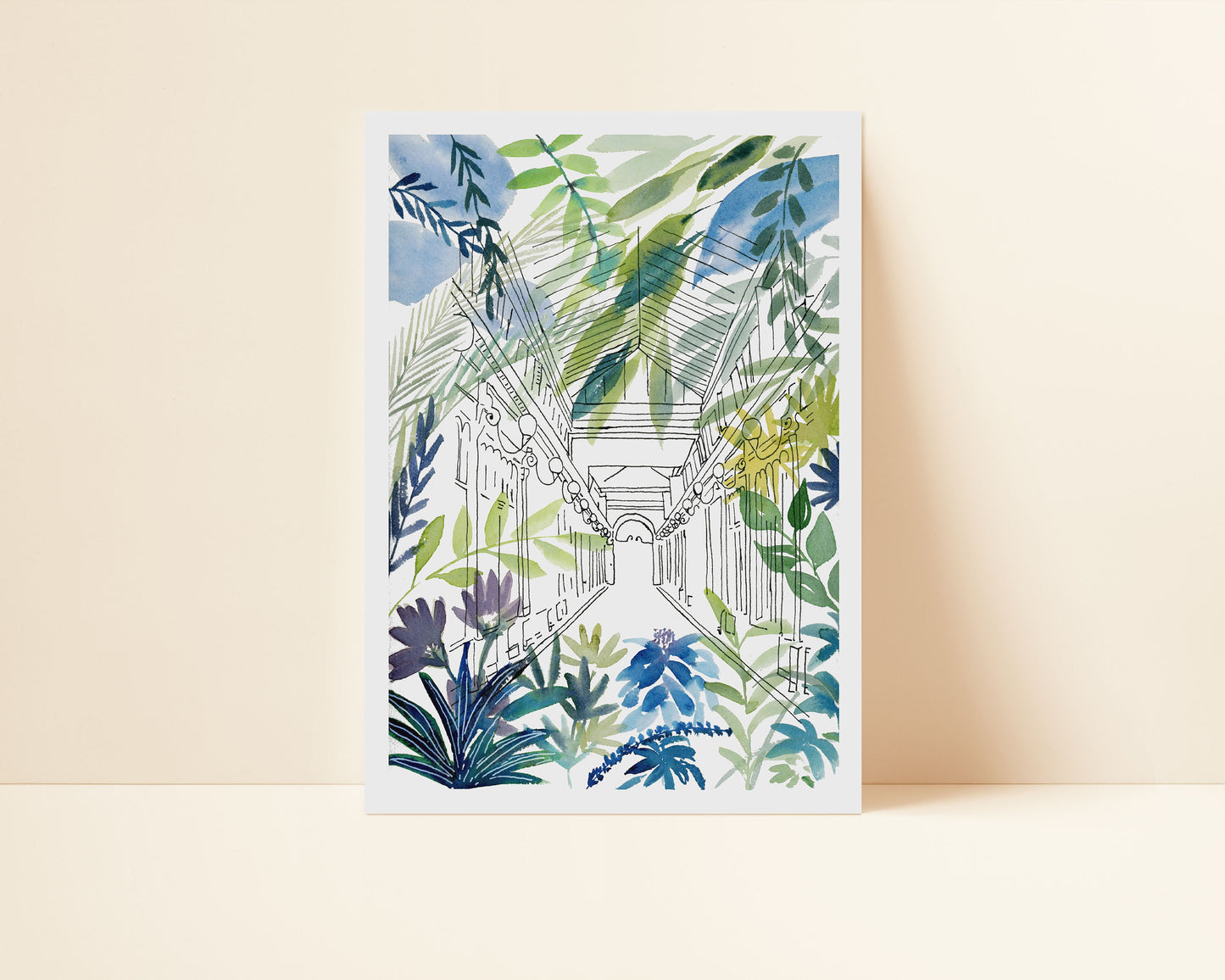 Tirage d'art numéroté " Le passage parisien"