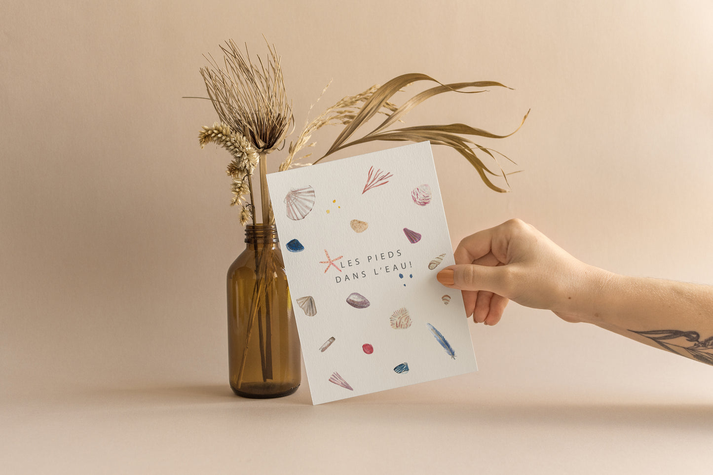 Tirage d'art "Les pieds dans l'eau"