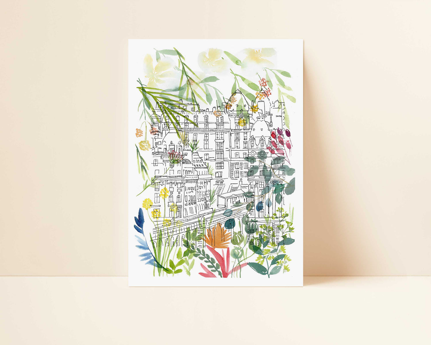 Tirage d'art numéroté "Le métro aérien"