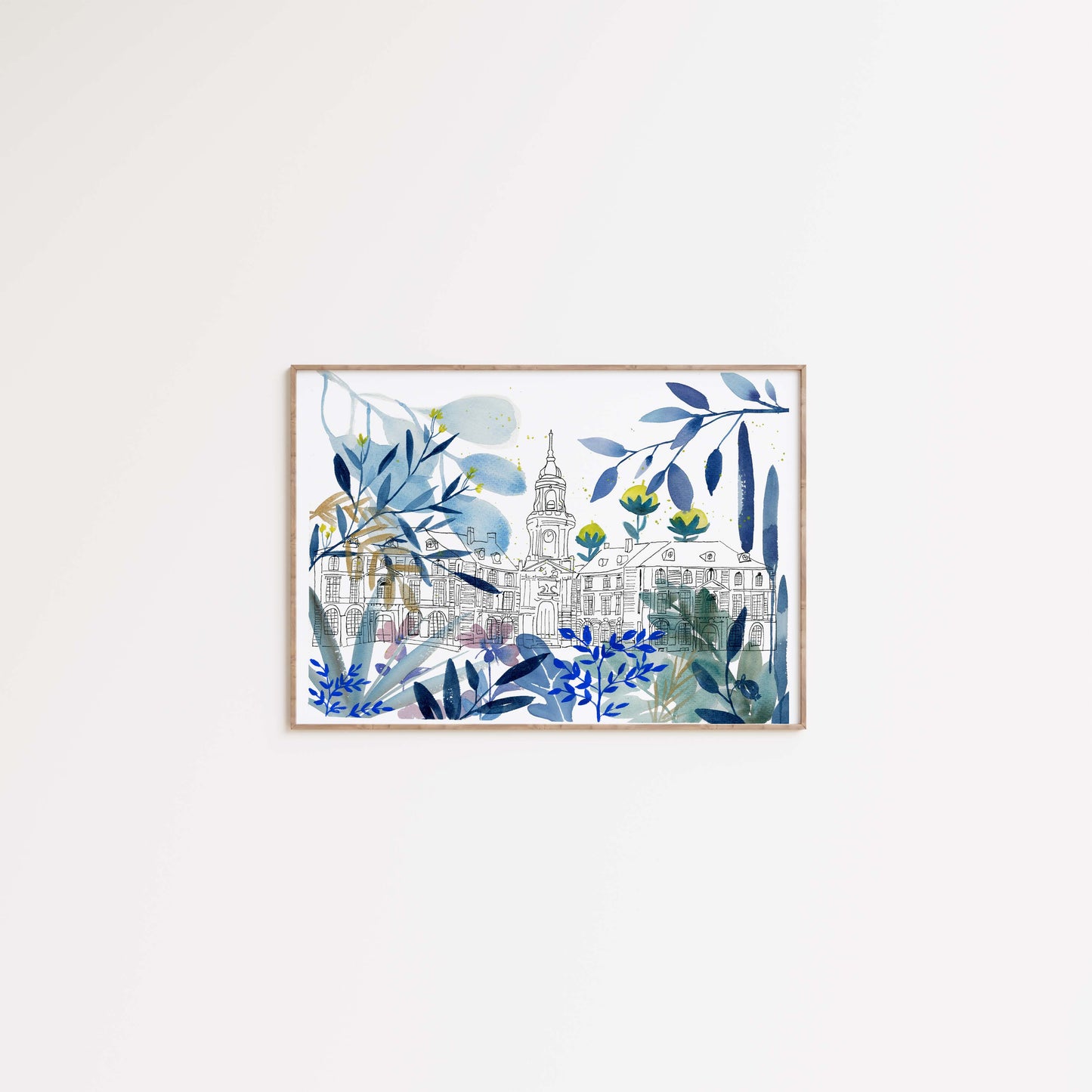 Tirage d'art numéroté " Mairie de Rennes "