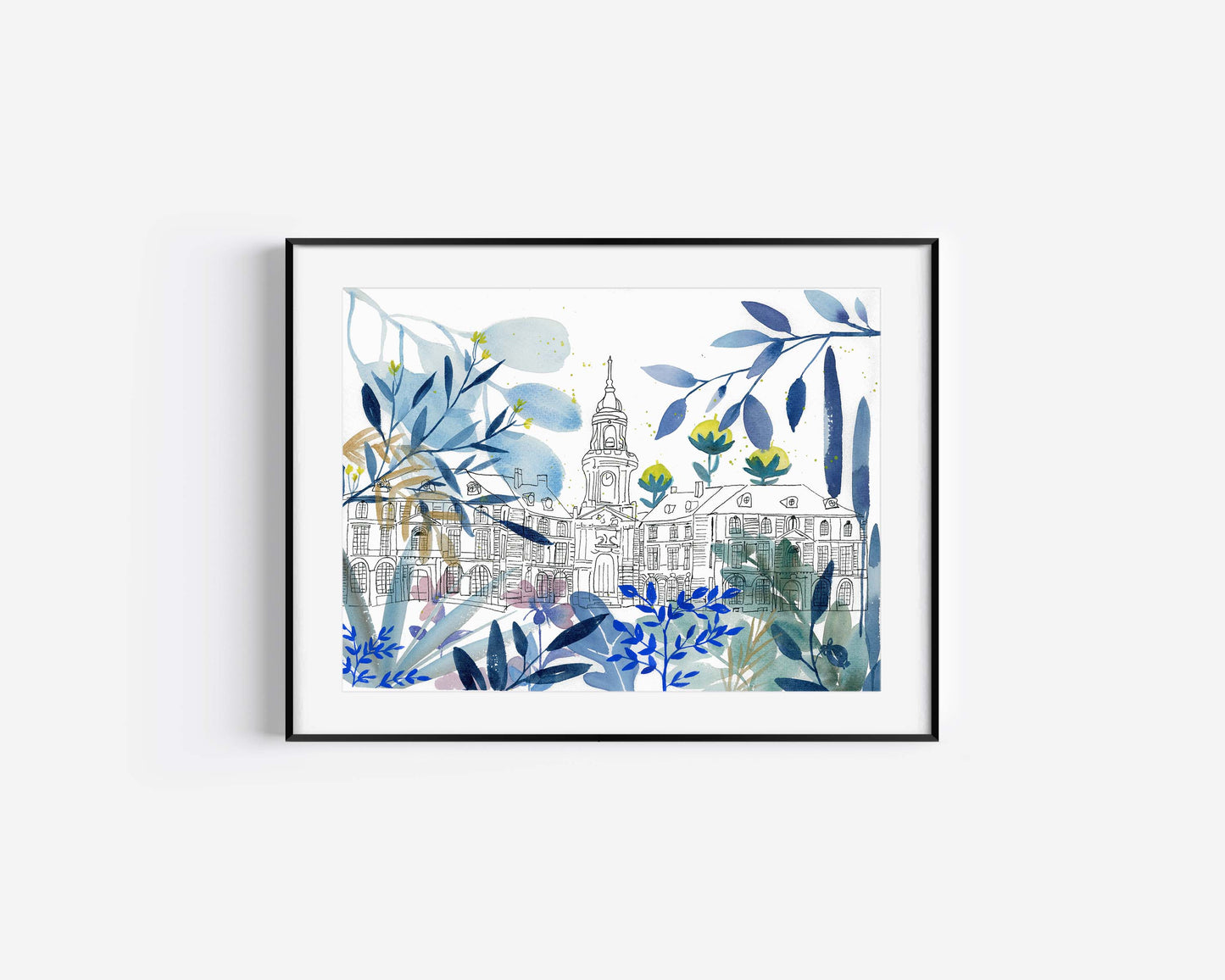 Tirage d'art numéroté " Mairie de Rennes "