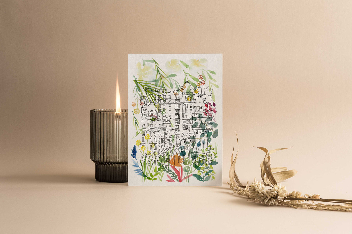 Tirage d'art numéroté "Le métro aérien"