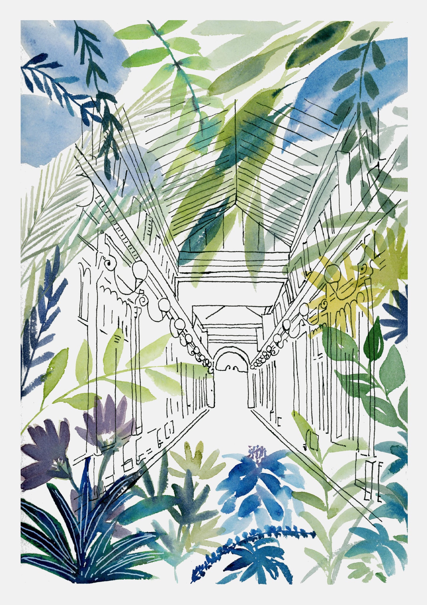 Tirage d'art numéroté " Le passage parisien"