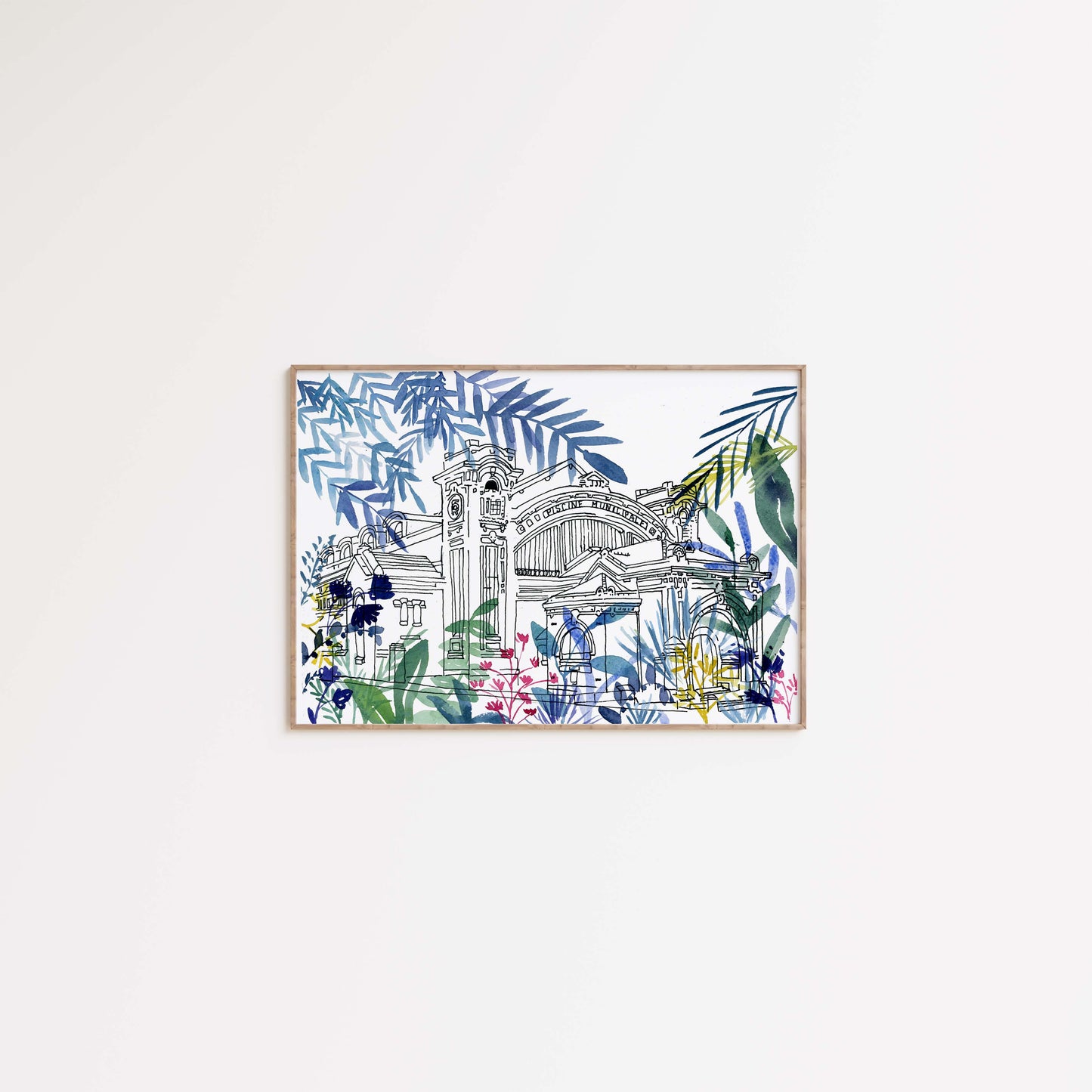 Tirage d'art numéroté " Piscine Saint-Georges"