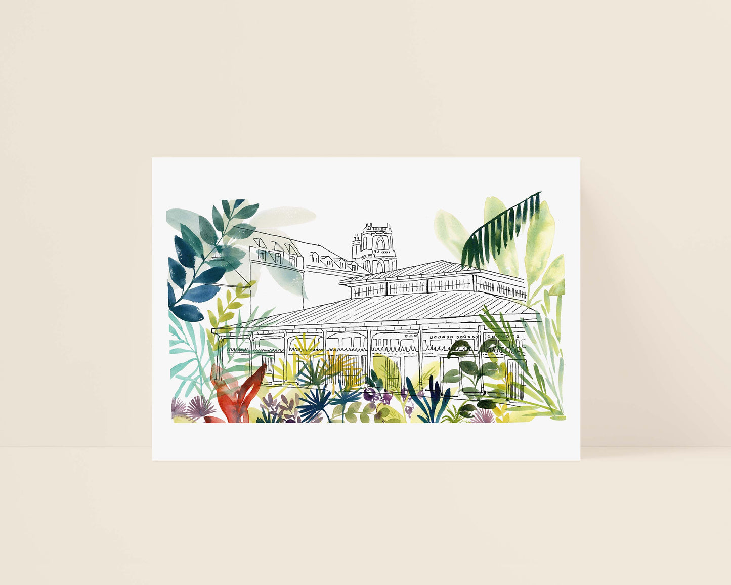 Tirage d'art numéroté " Place des Lices"