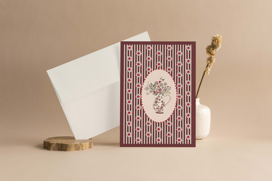 Carte postale A6 – Rêverie au Salon