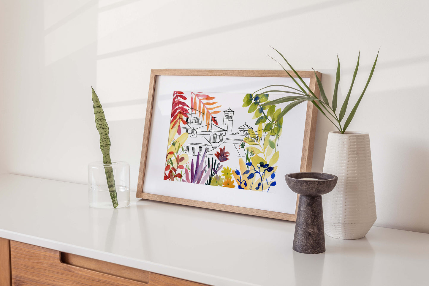 Tirage d'art numéroté "Les toits de Saint-Vincent"