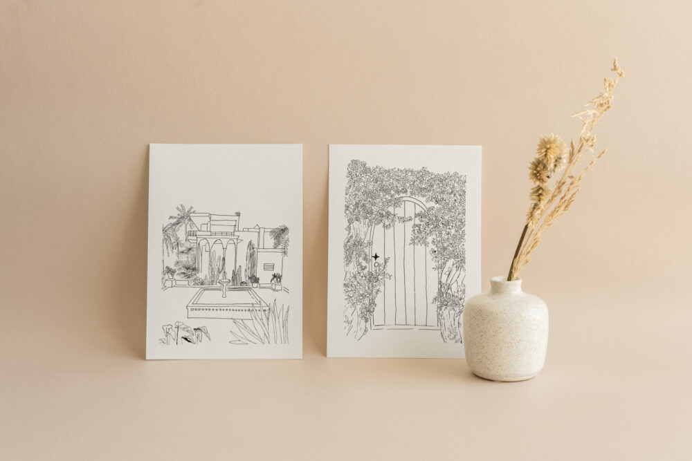 Carte postale A6 à personnaliser au choix- "Imagine si..." – Image 2