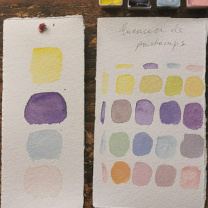 nuancier de couleur aquarelle nuancier de couleur aquarelle